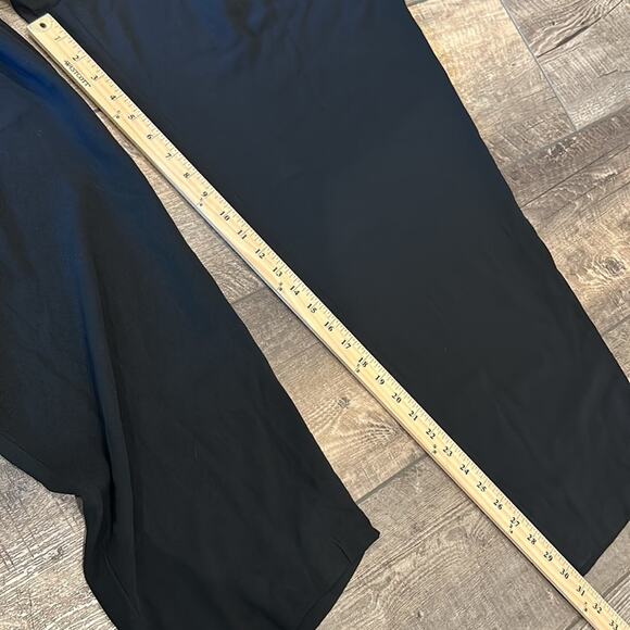 NWT LEA & VIOLA Curve Plus Size Black Drawstring Pants 3X - Picture 4 of 8